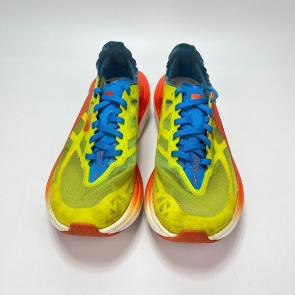 Deckers X Lab Yellow Orange Ombre Athletic Running Shoes Sneaker Women Size 8 - Picture 6 of 9